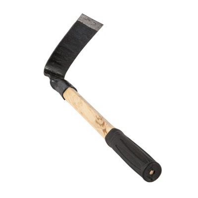 Harbour Housewares Green Steel Garden Hand Hoe - Natural 43Cm