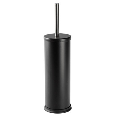 Harbour Housewares - Round Toilet Brush and Holder - Toilet Cleaning Brush Set with Non Slip Base - Image 7