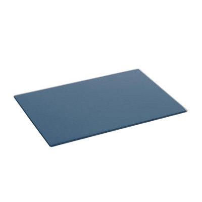 B&Q -  Glass Chopping Board50 X 40Cm Hague Blue Kitchen Dining Place Mats Cutting Mat Worktop Saver Food Prep