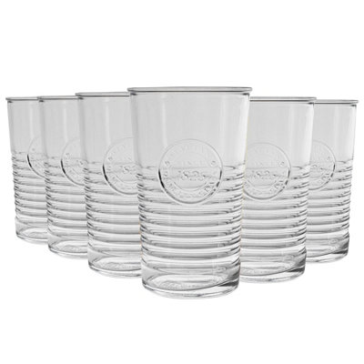 Bormioli Rocco Officina 1825 Highball Glasses - Pack Of 6 475Ml