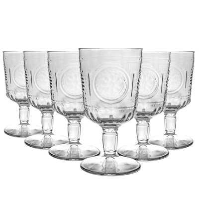 Bormioli Rocco Romantic Wine Glasses320MlClearPack Of 6 from B&Q