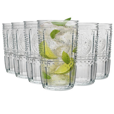 Bormioli Rocco Romantic Highball Glasses475MlClearPack Of 6 from B&Q