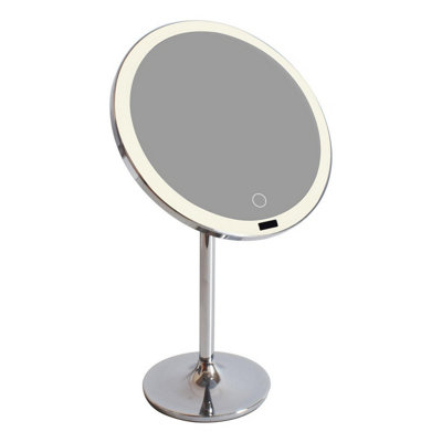 Nxtgen Iowa Led Illuminated Portable Vanity Mirror Rechargeable Light