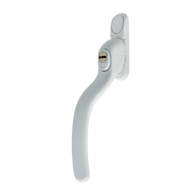 Era Fab & Fix Connoisseur Cranked Espag Handle LhWhite from B&Q