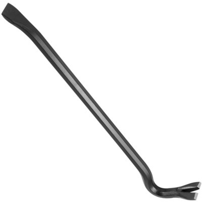 Hardys 12" Wrecking Crow BarCarbon Steel CrowbarSwan Neck With Chisel EndIdeal For Lifting Floorboards & Removing Nails from B&Q