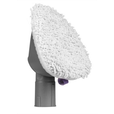  Handheld Steam Cleaner Head & 2X Microfibre Steam Mop Cloth Covers - Flexible Neck Shark & Hand Steamer Head Accessory
