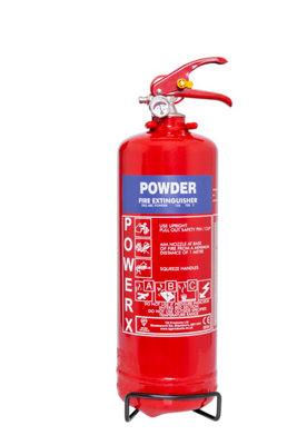 2Kg Dry Powder Fire ExtinguisherThomas Glover Powerx from B&Q