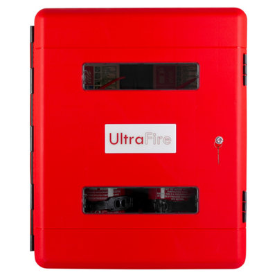 Ultrafire Weatherproof Double Fire Extinguisher Cabinet from B&Q