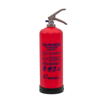 P50 Service-Free 2Kg Powder Fire Extinguisher from B&Q