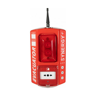 FMC Fire Equipment Evacuator Synergy+ Wireless Call Point Site Alarm from B&Q