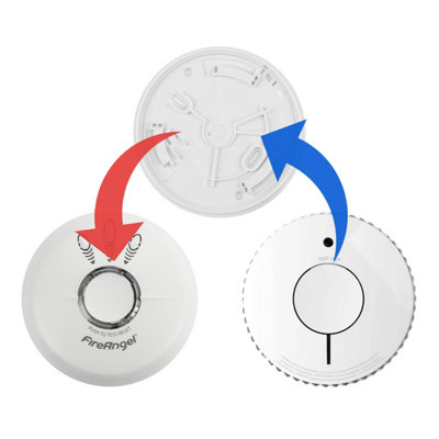 Replacement For Fireangel So-601 9V Optical Smoke Alarm from B&Q