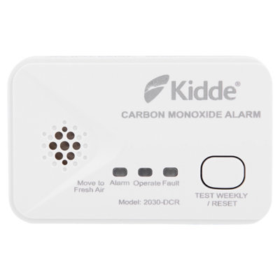 Kidde 2030-Dcr - 10 Year Life Alkaline Battery Carbon Monoxide Alarm Green/Amber/Red