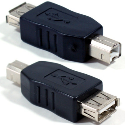 Usb B Male To Type A Female Printer Cable Converter Adapter 2.0 Pc Scanner from B&Q
