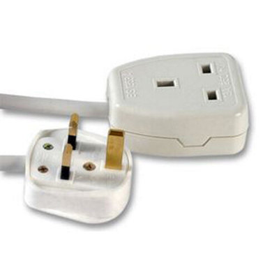 5M 1 Way Mains Power Gang Extension Socket Multi Plug Splitter Adapter Cable