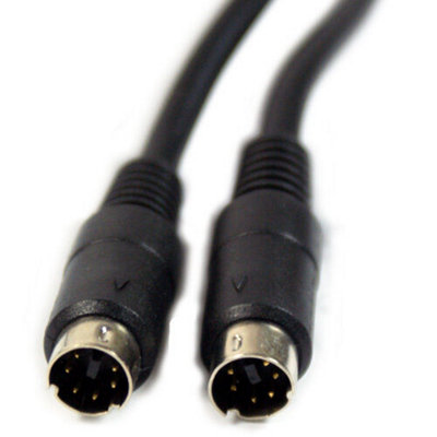 1.5M 6 Pin Mini Din To Plug Male Audio Video Cable Lead Ps2 Mouse Keyboard from B&Q