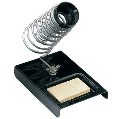 Solder/soldering Iron Stand/holder Bench Top Sponge Inc from B&Q