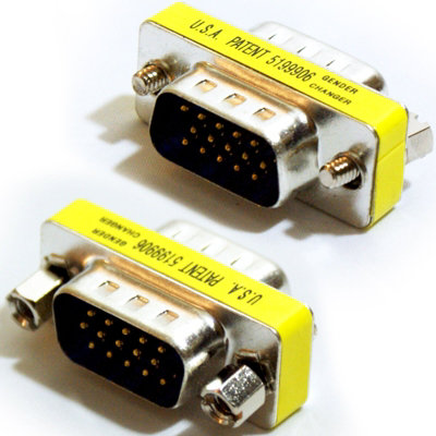 Vga Svga Coupler To Male Joiner Gender Changer Adapter from B&Q