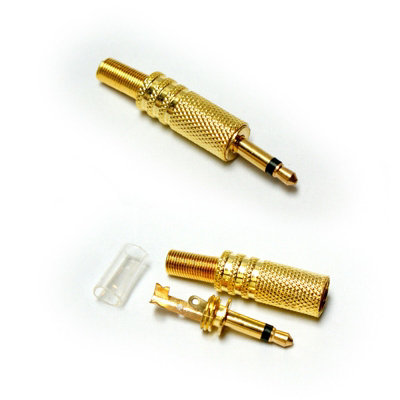Loops Gold 3.5Mm Mono Jack Plug Solder Connector Aux Audio Video Male To Mixer Amp - Image 3