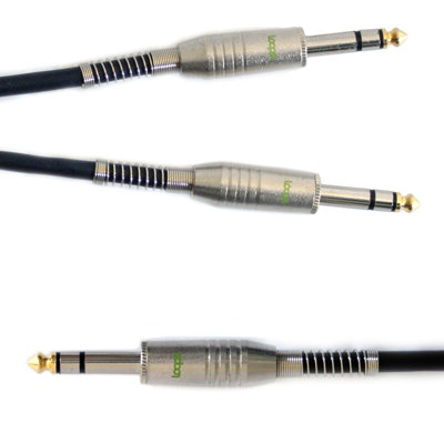  - 10M 6.35mm Plug To 2X 1/4" Jack Male Stereo Y Splitter Cable Audio Headphone Amp