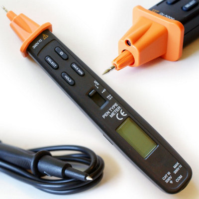  - Digital Pen Type Multimeter Probe Voltage Tester Detect Continuity Battery Audio