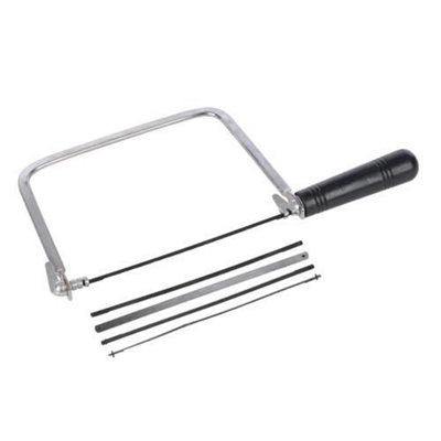 170mm Coping Saw 5 Assorted Blades 360 Degree Blade Adjustable from B&Q