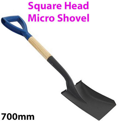 700mm Square Head Micro Shovel Myd Handle Digging Dig Scoop Garden/land Spade