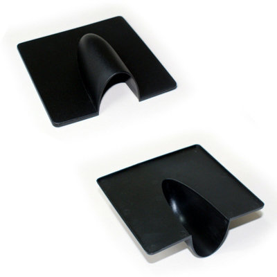  - Qty 20 Black Brick Buster Plate Cable Wall Entry Tidy Cover Satellite/coaxial