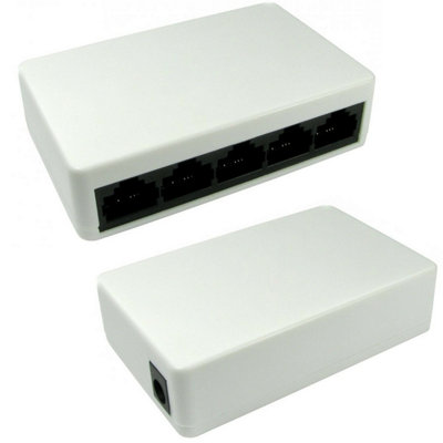  - 5 Port Way 10/100Mbps Ethernet Network Switch Rj45 Lan Box Selector Splitter Hub