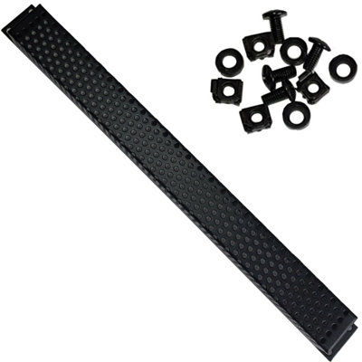  - 19" 1U Anti Tamper Security Equipment Cover Patch Panel Module Plate Rack Mount