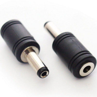 5.5X2.1mm Male To 3.5X1.3mm Female Dc Adapter Converter Jack Power Plug Cctv Dvr from B&Q