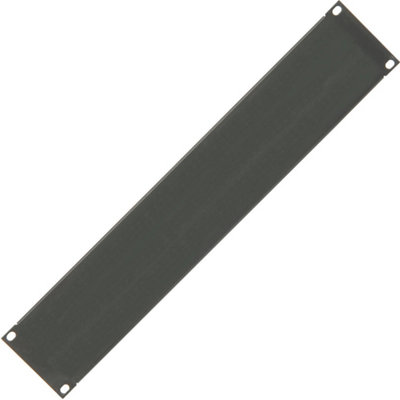 B&Q 19" 2U Blanking Rack Patch Panel Module Cover Plate Mount Data Cabinet Flight