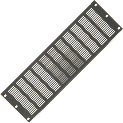  - 19" 4U Vented Blanking Rack Patch Panel Module Cover Plate Mount Equipment Case