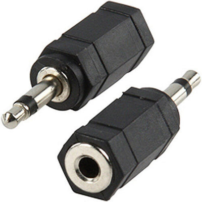  - 3.5mm Stereo To Mono Adapter Aux Male & Female Signal Converter Headphone Jack