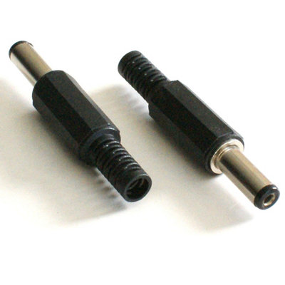 B&Q 5.5Mm X 2.1Mm Dc Male Power Connector 12V 5A Jack Solder Plug End Line Charger
