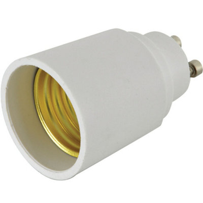 Light Bulb Adapter Gu10 Bayonet Male To E27 Edison Socket Converter 60W Led from B&Q