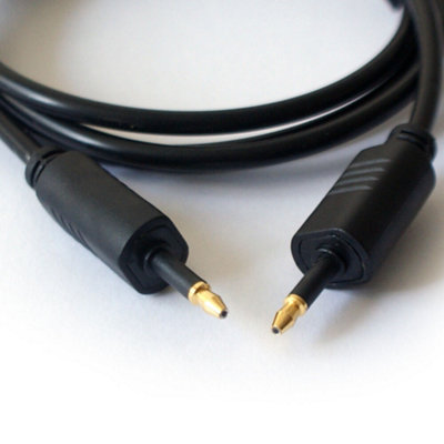  - 1M 3.5mm Optical Male To Digital Headphone Jack Plug Spdif Toslink Fiber Aux