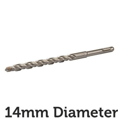 Pro 14mm X 210mm Sds Plus Masonry Drill Bit Tungsten Carbide Cutting Head Tip from B&Q