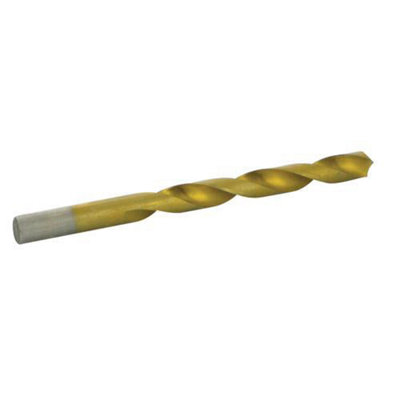 Tough Titanium Coated 8mm High Speed Steel Drill Bit Aluminium Alloy Milling from B&Q
