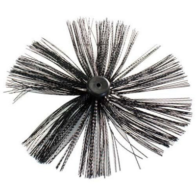 400mm Chimney Brush Head Drain Rod Replacement Cleaning / Remove Blockages from B&Q