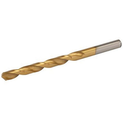 Tough Titanium Coated 12mm High Speed Steel Drill Bit Aluminium Alloy Milling from B&Q