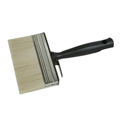 B&Q 125Mm Shed & Fence Paint Brush Wood Creosotes Preservatives