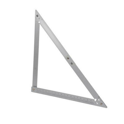 600mm Folding Frame Aluminium Square Construction Tiling 90 / 45 Degree Angles from B&Q