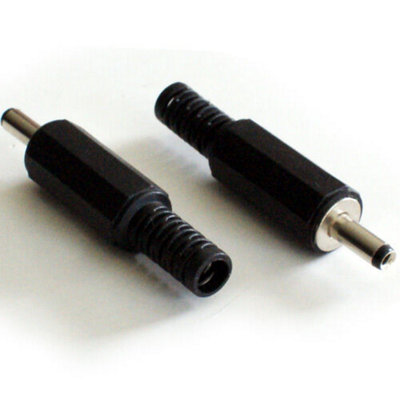 B&Q 5.5Mm X 2.1Mm Dc Male Power Connector 12V 5A Jack Solder Plug In Line Charger
