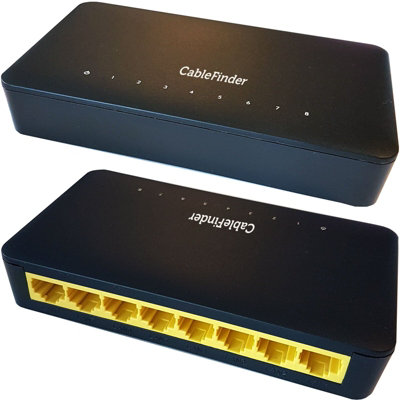 B&Q 8 Port Way 1000Mbps Gigabit Ethernet Network Switch Rj45 Cat6 Splitter Router