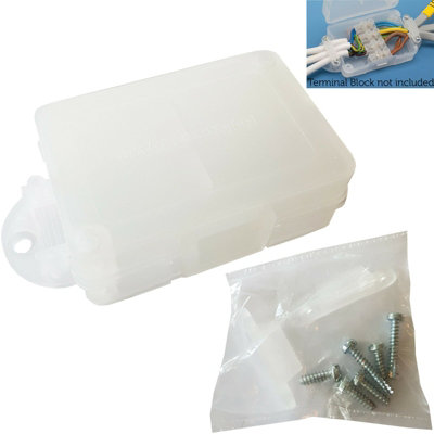 - 5X Quick Fit Terminal Junction Box Enclosure Lighting Power Cable Joiner Block