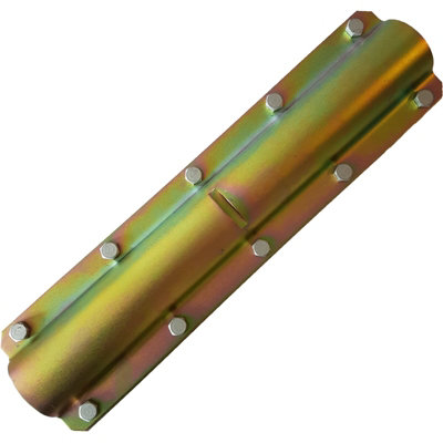 2 Inch  50mm Pole Mast Coupler Galvanised Steel Aerial Satellite Adapter Joiner from B&Q