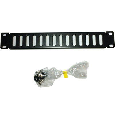 B&Q 11.5" 1U Mini Vented Blanking Rack Patch Panel Module Plate Mount Data Cabinet