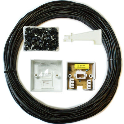  - 15M Bt Extension Outdoor External Cable Lead Kit Telephone Line Phone Broadband