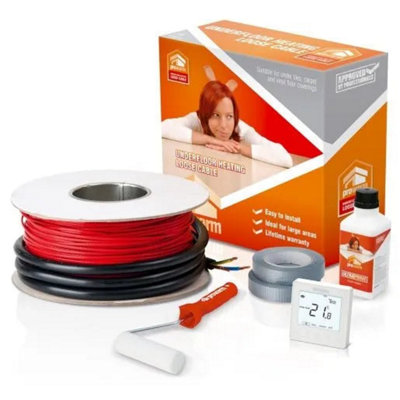 Prowarm Clearance Electric Underfloor Heating CableOlder VersionTwin-Conductor 10W/m With 3.0M Cold Lead. from B&Q