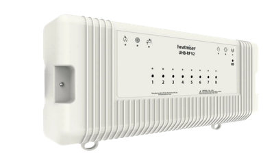 Heatmiser UH8 RF v2 8 Zone Wireless Wiring Centre Water Underfloor Heating - Image 7